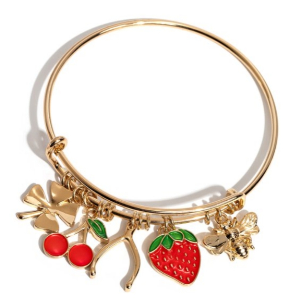 Fruit Bangle Bracelet